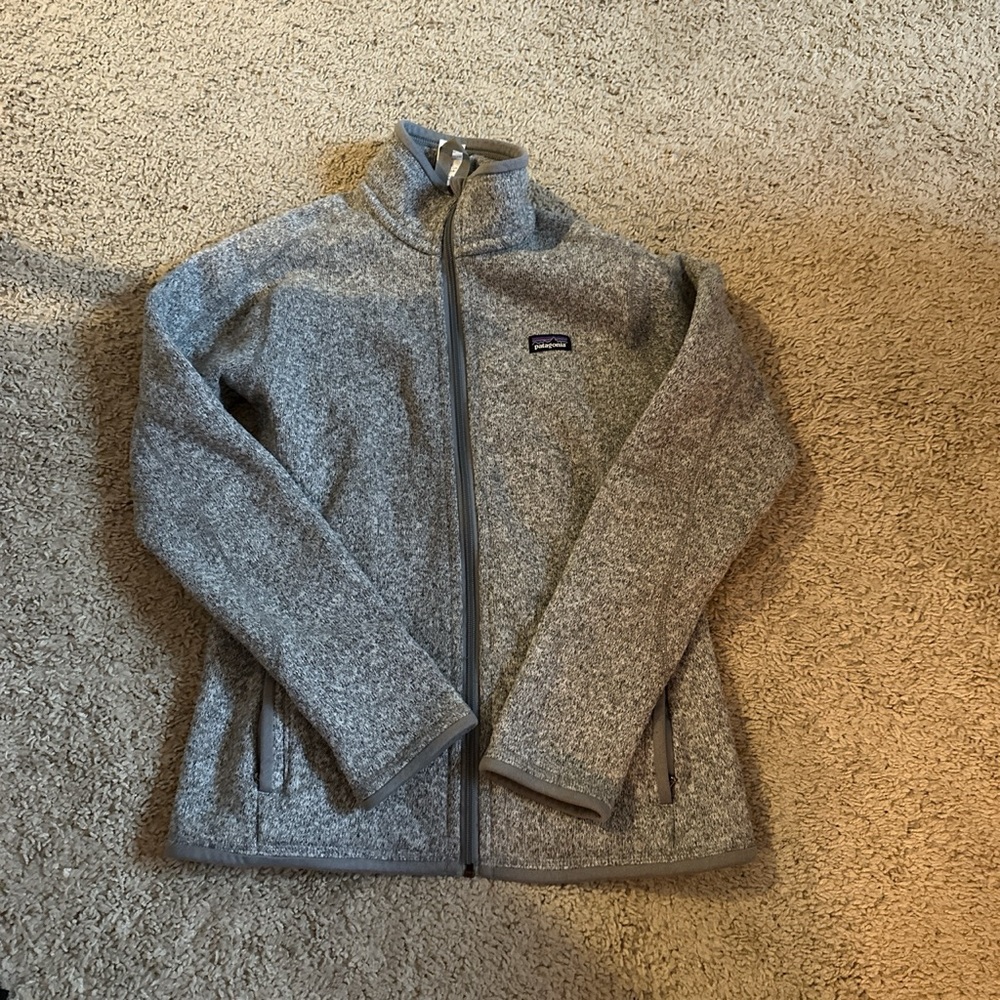 Gray Patagonia Zip Up